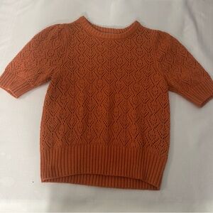 Elegant Rust Knit Sweater for Women
